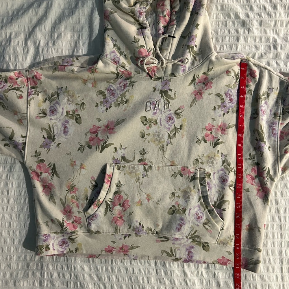 Floral Print Hoodie